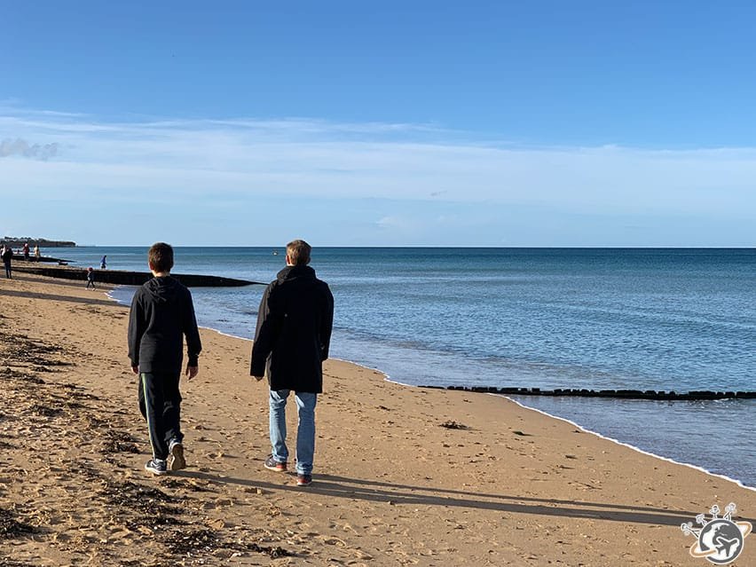Balade en famille le long des plages de Lion et Hermanville-sur-Mer