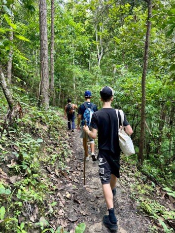trek vers le village Karen