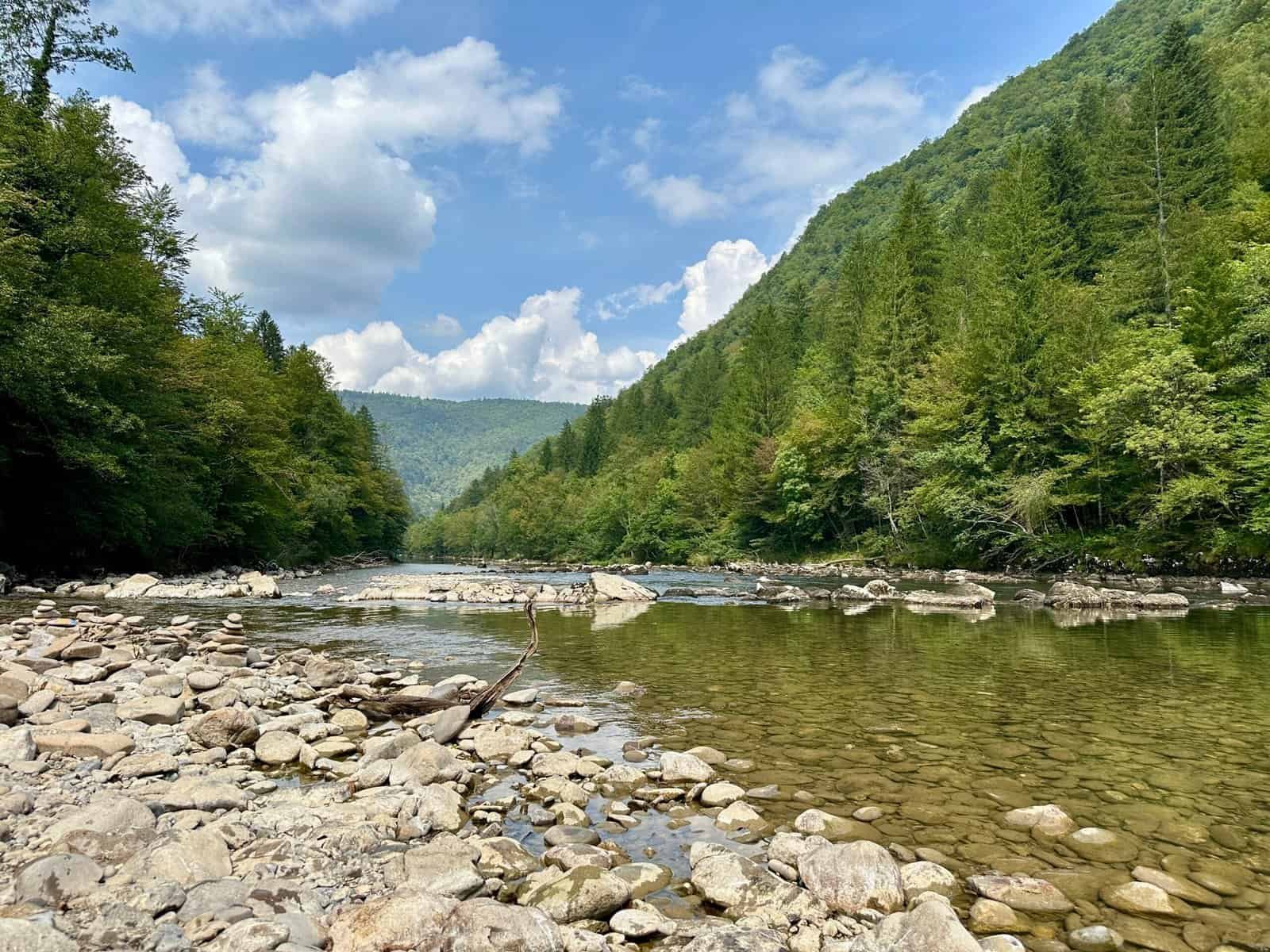 Rafting sur la rivière Kupa
