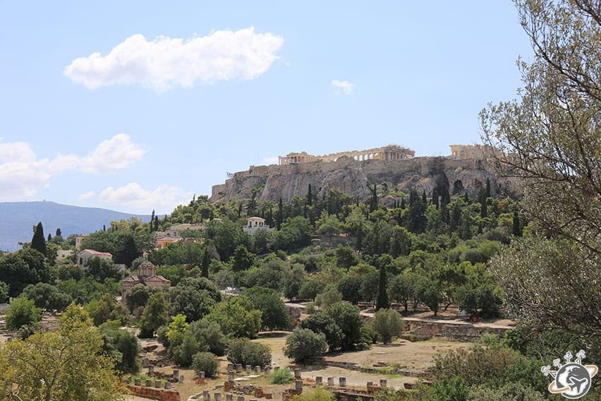 Le temple d'Héphaistos dans l'Agora antique