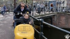 Balade en vélo cargo dans Jordaan