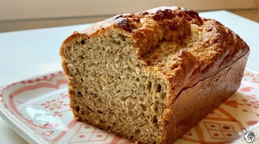 Banana bread à la noix de coco moelleux