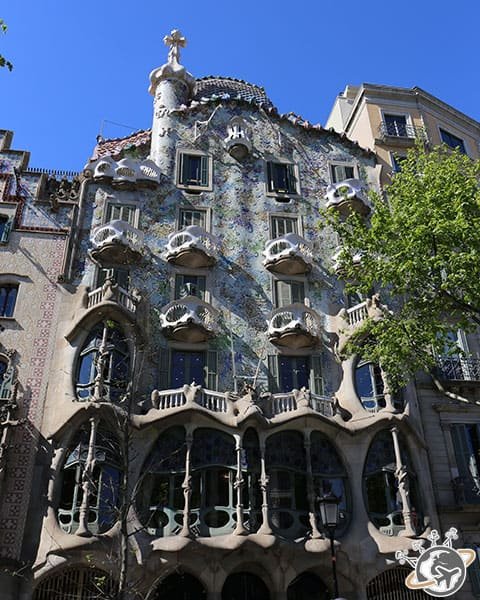 La Casa Batlló de Gaudi à Barcelone