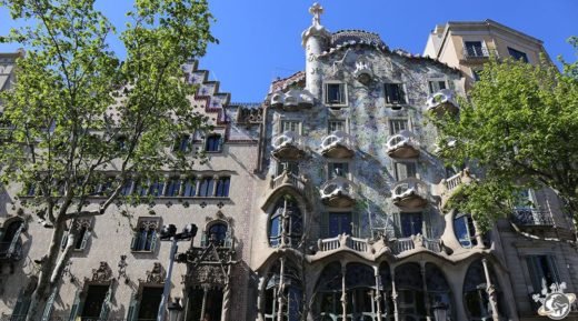 La Casa Batlló de Gaudi à Barcelone