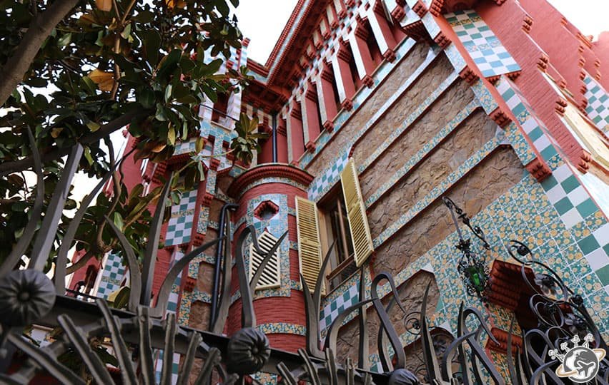 La Casa Vicens de Gaudi à Barcelone