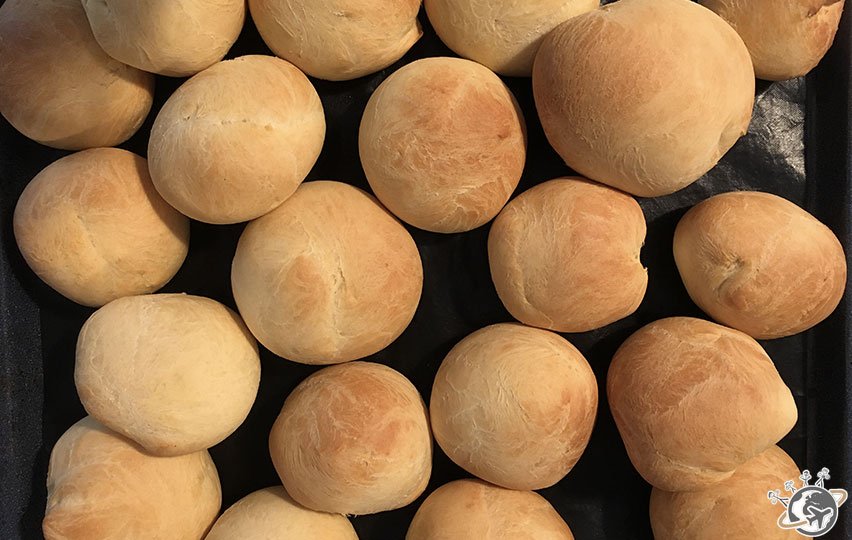 Les brioches prêtes à être mangées