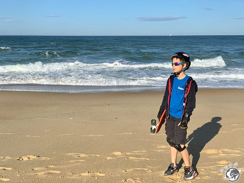 La plage de Santocha à Capbreton
