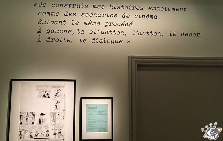 Exposition Goscinny et le cinéma à la cinémathèque de Paris