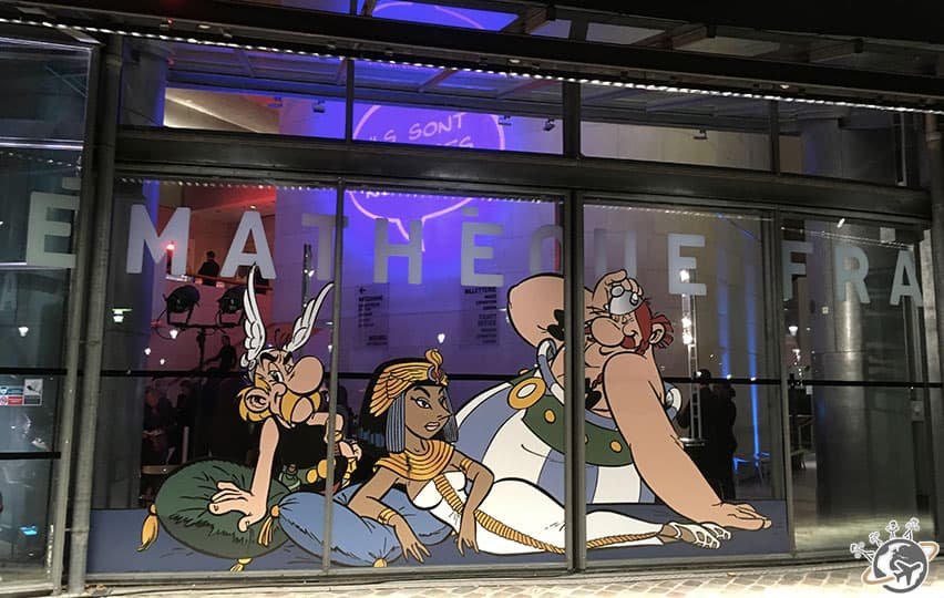 Exposition Goscinny et le cinéma à la cinémathèque de Paris
