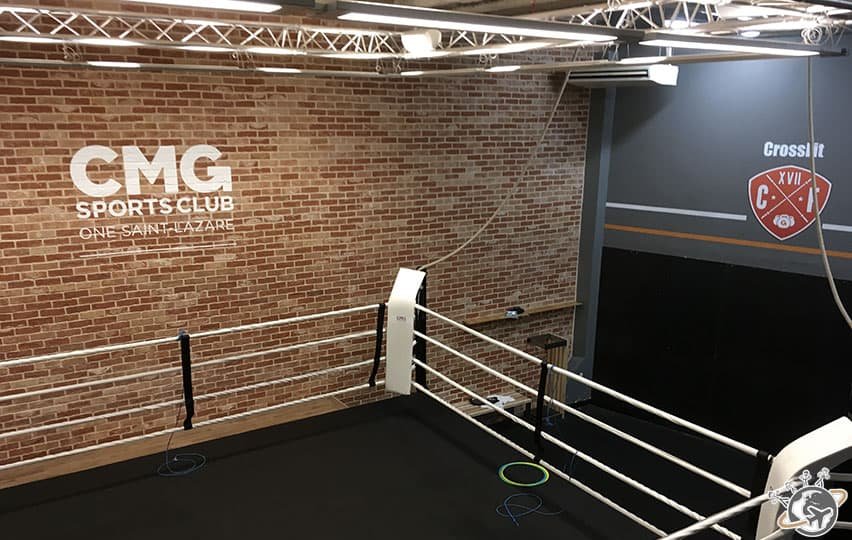 le ring de boxe à CMG