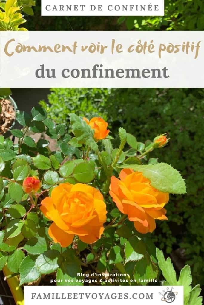 Comment voir le côté positif du confinement