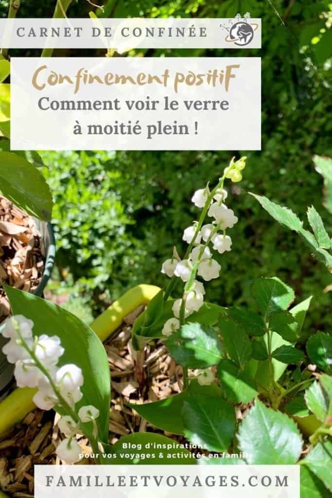 Confinement positif, comment voir le verre à moitié plein