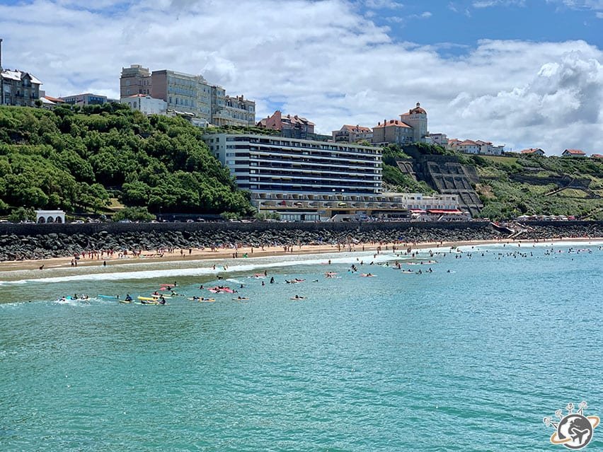 La côte des Basques à Biarritz