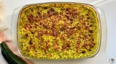 Gratin riz-courgette