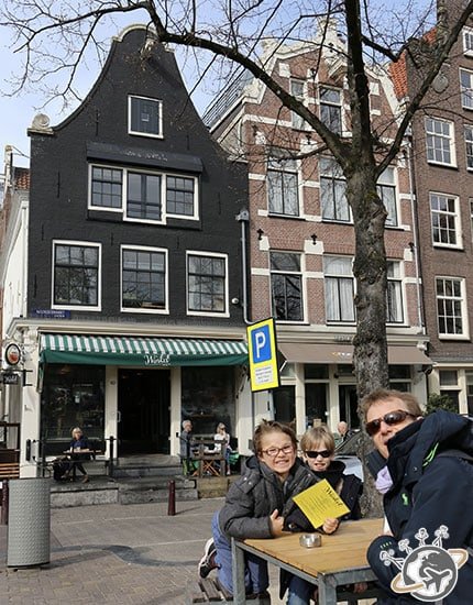 En terrasse au café Winkel