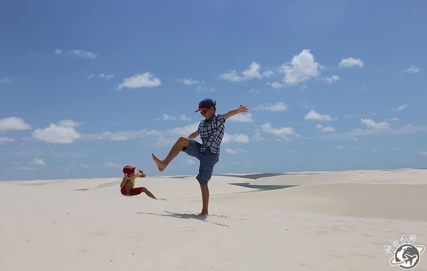 Les dunes dans les Grand Lencois au Brésil