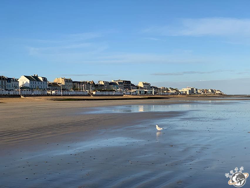 la plage de Luc-sur-Mer