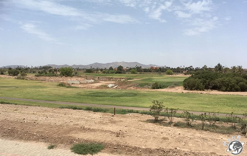 Marrakech au pied de l'Atlas