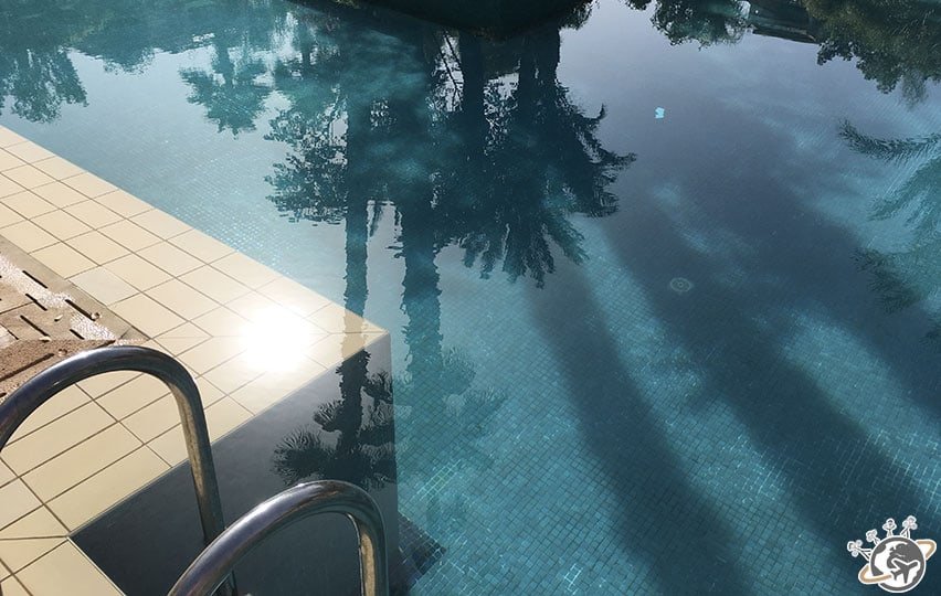 La magnifique piscine de La Palmeraie à Marrakech