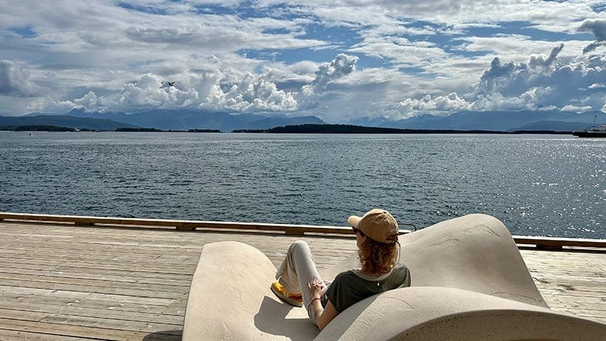 Chill sur les quais de Molde