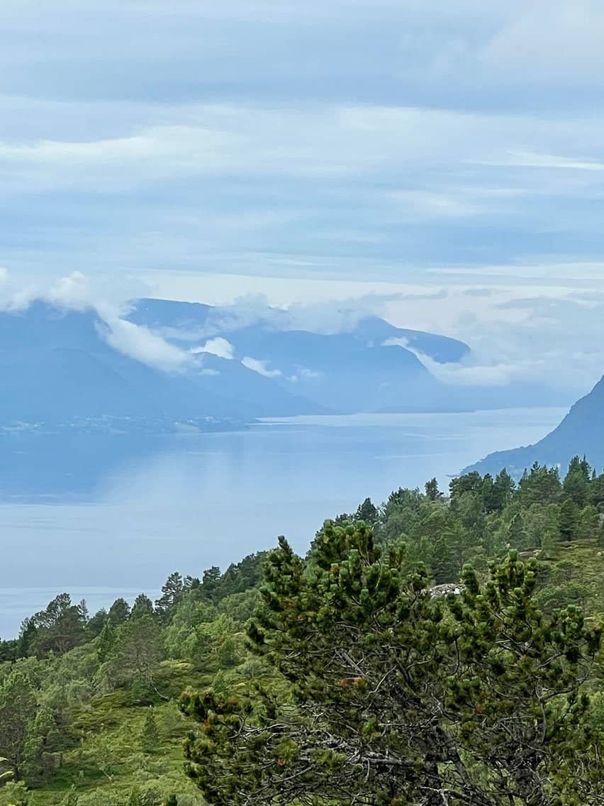 Molde panorama en haut du mont Varden