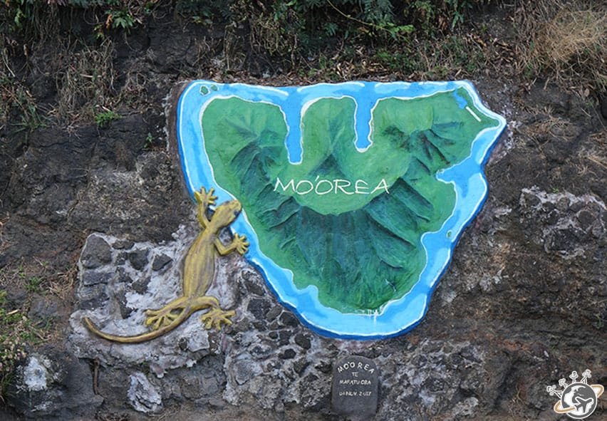 la carte de Moorea