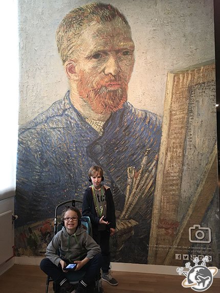 Le seul point photo dans le musée Van Gogh