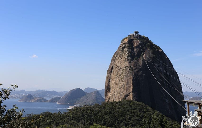 Le Pain de Sucre à Rio au Brésil
