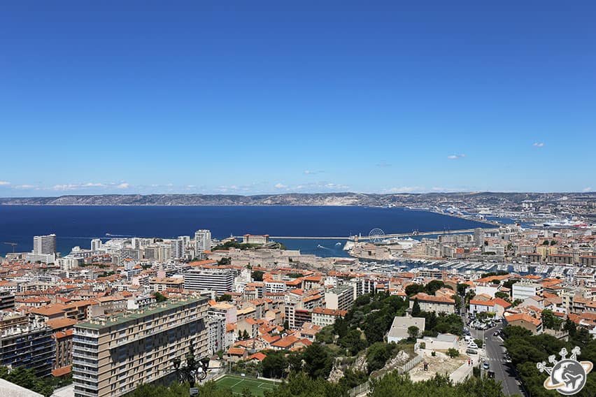 Vue de Notre dame de la garde