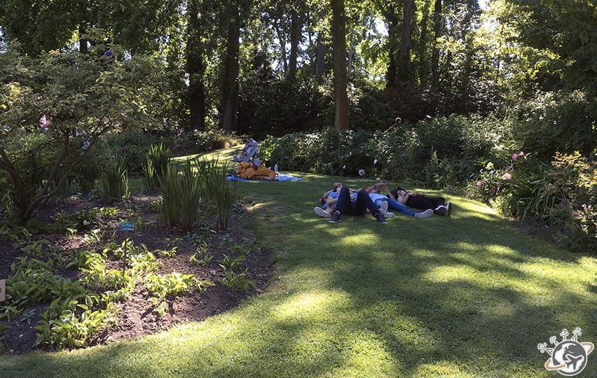 Il y a toujours une pelouse pour se reposer