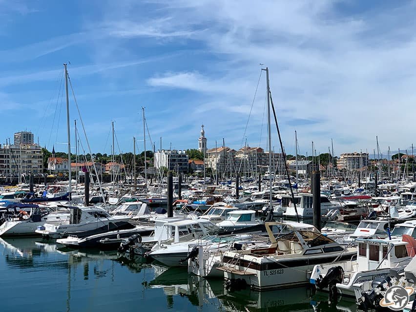 initiation voile dans le bassin d'Arcachon