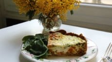 quiche végétarienne butternut chèvre et ricotta