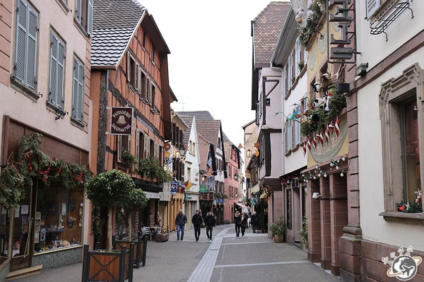 la rue principale de Ribeauvillé