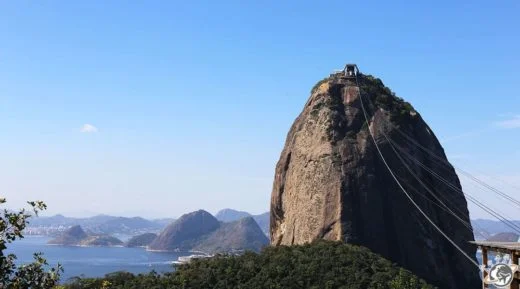 Le Pain de Sucre à Rio au Brésil