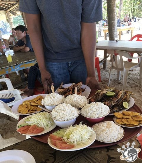 Le restaurant El Luis sur Playa Coson à Las Terrenas, Samana, République dominicaine