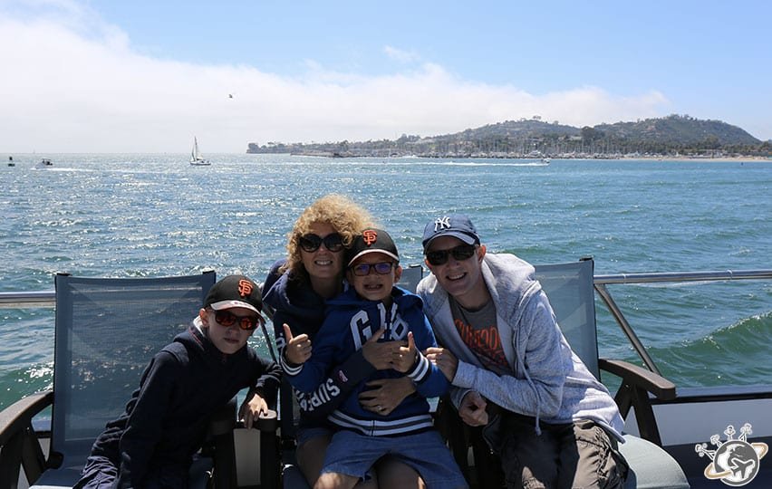Une belle croisière dans la baie de Santa Barbara en Californie