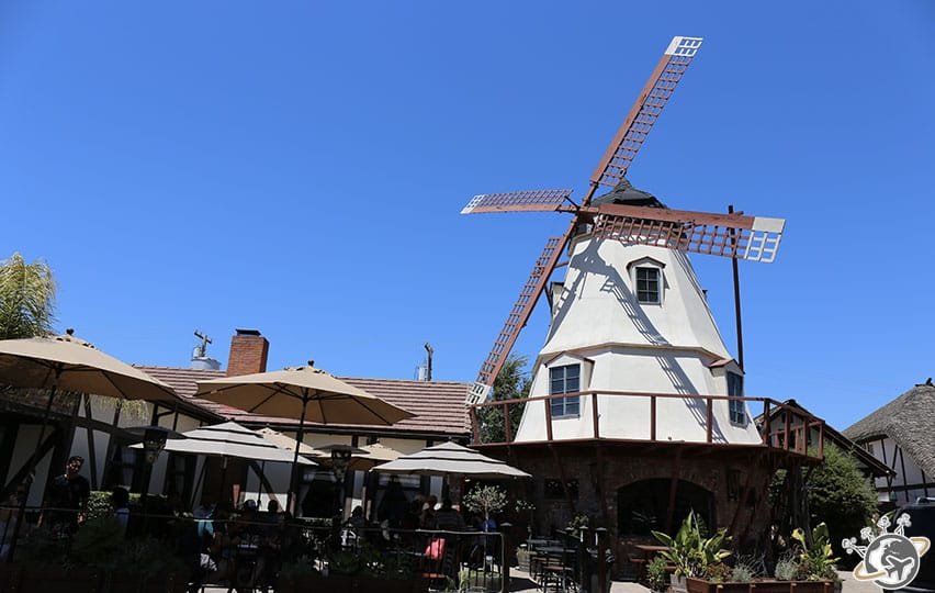 Un moulin de Solvang dans le comté de Santa Barbara en Californie