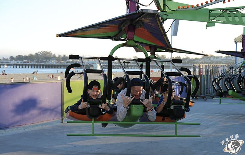 Le Boardwalk de Santa Cruz en Californie