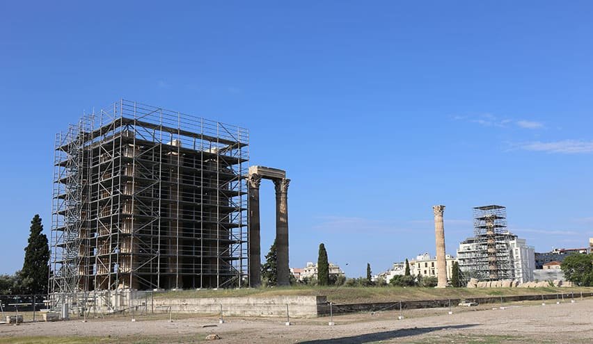 Le temple de Zeus Olympien