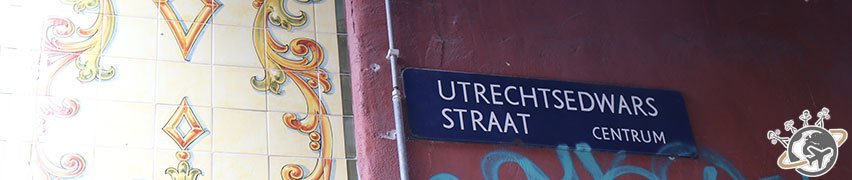 La rue de notre appartement à Amsterdam, Utrechtsedwarstraat !