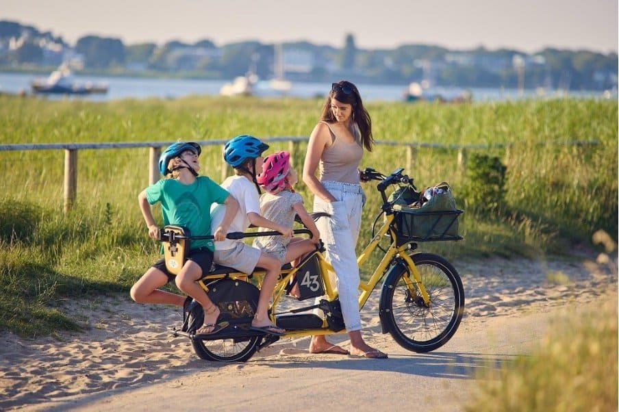voyager à vélo en famill
